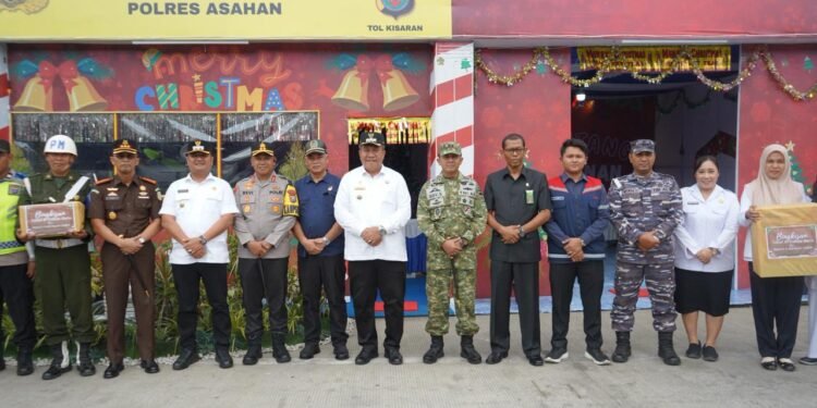 Pemkab Asahan bersama Forkopimda Tinjau Pos Nataru