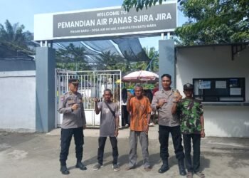 Kapolsek Lima Puluh Pimpin Pengamanan Objek Wisata, Ratusan Pengunjung Terlayani