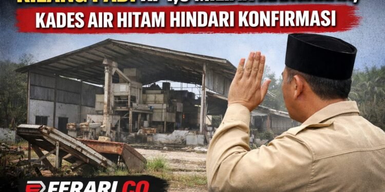 Kilang Padi Rp1,3 Miliar Mangkrak, Kades Air Hitam Hindari Konfirmasi