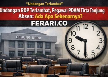 Undangan RDP Terlambat, Pegawai PDAM Tirta Tanjung Absen: Ada Apa Sebenarnya?