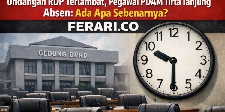 Undangan RDP Terlambat, Pegawai PDAM Tirta Tanjung Absen: Ada Apa Sebenarnya?