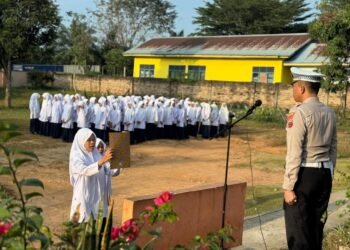 Police Goes To School di MTs Negeri Batu Bara: Satlantas Tekankan Tertib dan Keselamatan Berlalu Lintas