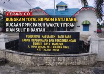 BKPSDM Bungkam Total, Dugaan PPPK Paruh Waktu Titipan Kian Sulit Dibantah