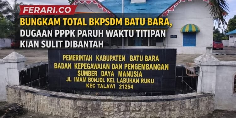 BKPSDM Bungkam Total, Dugaan PPPK Paruh Waktu Titipan Kian Sulit Dibantah