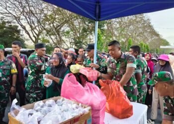 Ramadhan 1447 H, Kodim 0208/Asahan Berbagi Ta’jil 