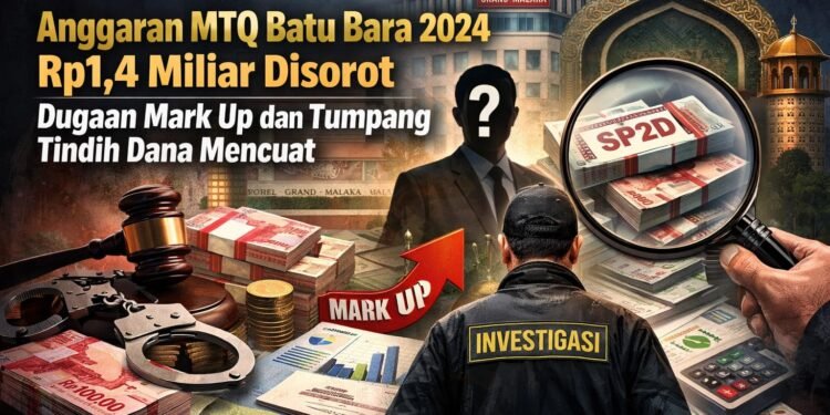 Anggaran MTQ Batu Bara 2024 Rp1,4 Miliar Disorot, Dugaan Mark Up dan Tumpang Tindih Dana Mencuat