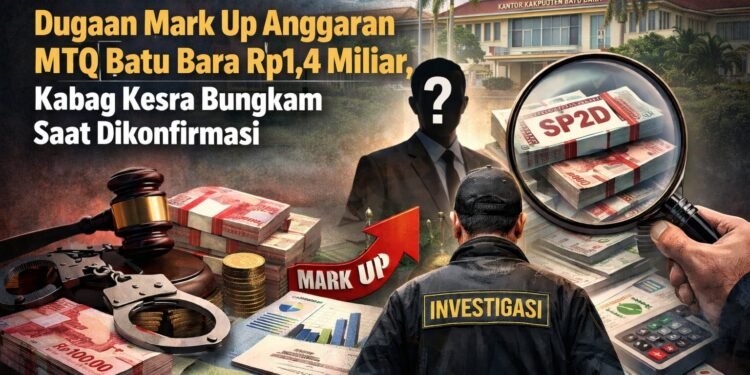 Uang Rakyat Rp1,4 Miliar Dipertanyakan, Kabag Kesra Batu Bara Bungkam Saat Dikonfirmasi