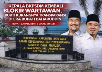 Kepala BKPSDM Batu Bara Kembali Memutus Komunikasi, Bukti Ketidaktransparanan Pejabat Publik