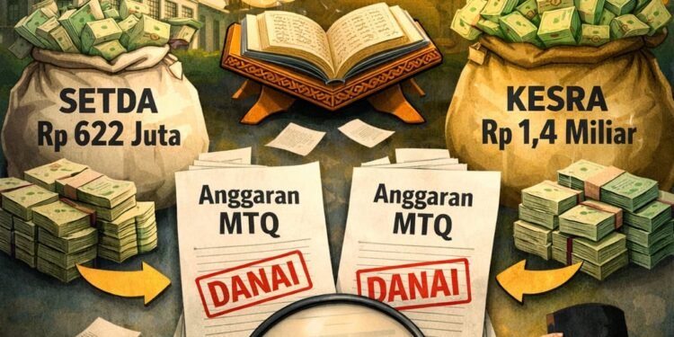 Dugaan Tumpang Tindih Anggaran MTQ Batu Bara 2024, Satu Kegiatan Didanai Dua Kali