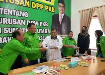Syaiful Syafri Serahkan Laporan Muskerwil ke DPW PKB Sumut, Tegaskan Komitmen Administrasi Akuntabel