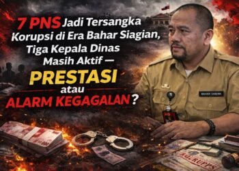 7 PNS Jadi Tersangka Korupsi di Era Bahar Siagian, Tiga Kepala Dinas Masih Aktif