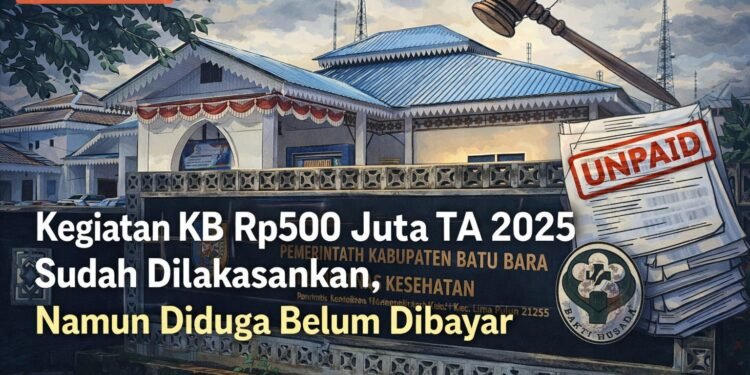 Kegiatan KB Rp500 Juta T.A 2025 Sudah Dilaksanakan, Namun Diduga Belum Dibayar