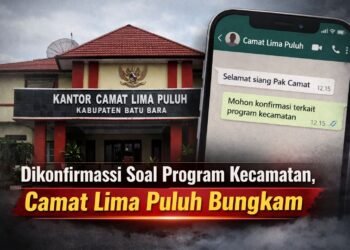 Dikonfirmasi Soal Program Kecamatan, Camat Lima Puluh Batu Bara Bungkam