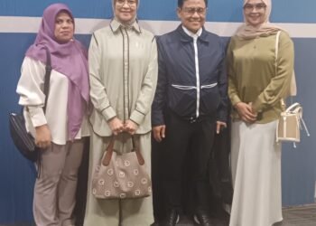 Anggi Bersilaturahmi dengan Menko PMK Muhaimin Iskandar dan Ibu Rustini di Medan