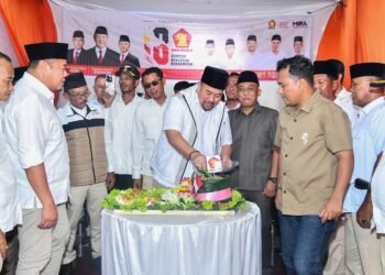 Bupati Batu Bara Hadiri HUT ke-18 Gerindra, Dorong Program Sekolah Rakyat dan Kampung Nelayan