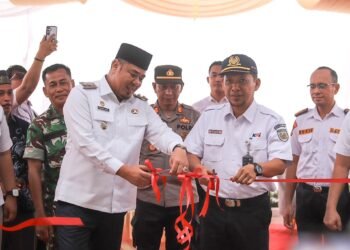 Wabup Batu Bara Resmikan Renovasi Stasiun KA Lima Puluh, Fasilitas Lebih Modern dan Nyaman