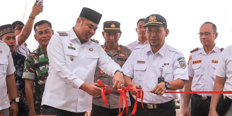 Wabup Batu Bara Resmikan Renovasi Stasiun KA Lima Puluh, Fasilitas Lebih Modern dan Nyaman