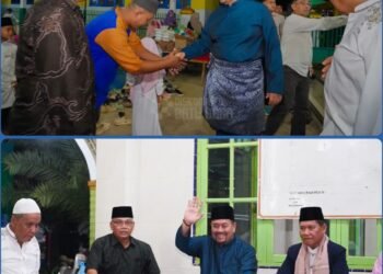 Bupati Batu Bara Hadiri Peringatan Isra Mi’raj dan Punggahan Sambut Ramadan di Desa Sei Bejangkar