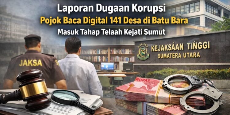 FORMATSU: Laporan Dugaan Korupsi Pojok Baca Digital 141 Desa di Batu Bara Masuk Tahap Telaah