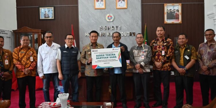 INALUM Salurkan Bantuan Rehabilitasi Gereja Terdampak Banjir di Humbang Hasundutan
