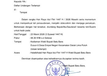 Halal Bihalal “Circle Sendiri”? Keterlibatan Warga Batu Bara Dipertanyakan