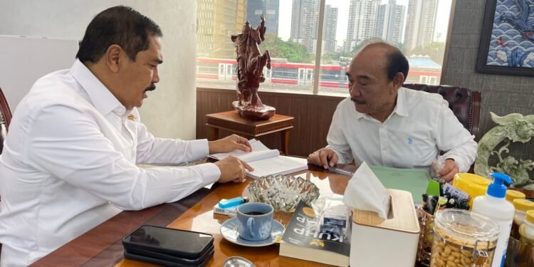 Syaiful Syafri Kunjungi Menteri Imipas RI Agus Andrianto untuk Silaturahmi