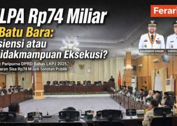 Silpa 74 Miliar di Batu Bara: Efisiensi atau Ketidakmampuan Eksekusi?