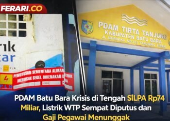 PDAM Batu Bara Krisis di Tengah SILPA Rp74 Miliar, Listrik WTP Diputus dan Gaji Menunggak