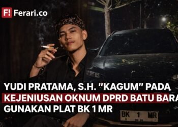 Yudi Pratama, S.H. “Kagum” pada Kejeniusan Oknum DPRD Batu Bara Gunakan Plat BK 1 MR