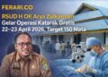 RSUD H OK Arya Zulkarnain Buka Operasi Katarak Gratis 22–23 April 2026, Target 150 Mata