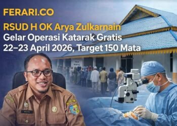 RSUD H OK Arya Zulkarnain Buka Operasi Katarak Gratis 22–23 April 2026, Target 150 Mata
