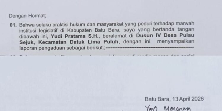 Diduga Gunakan Plat Palsu, Oknum Anggota DPRD Batu Bara Resmi Dilaporkan
