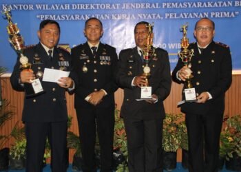 Soetopo Berutu Raih Penghargaan Petugas Berjasa II di Hari Bhakti Pemasyarakatan 2026