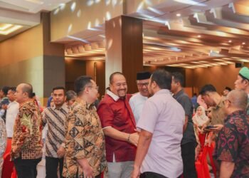 Bupati Batu Bara Hadiri Halalbihalal Yayasan Gerakan Sumut Bergiat dan IKA MSP FISIP USU