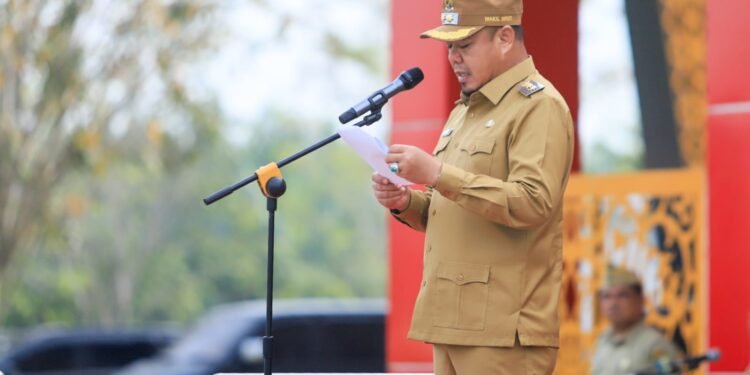Wabup Syafrizal Pimpin Apel Gabungan ASN, Tegaskan Komitmen Pengentasan Kemiskinan
