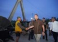 Pastikan Kesiapan Tepat Sasaran, Bupati Baharuddin Tinjau Lokasi Pembangunan Kampung Nelayan Merah Putih