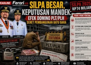 ilustrasi pembangunan Batu Bara terhambat akibat SILPA dan PLT