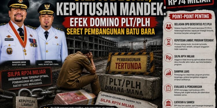 ilustrasi pembangunan Batu Bara terhambat akibat SILPA dan PLT