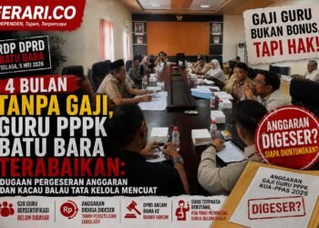 4 Bulan Tanpa Gaji, Guru PPPK Batu Bara Terabaikan: Dugaan Pergeseran Anggaran dan Kacau Balau Tata Kelola Mencuat