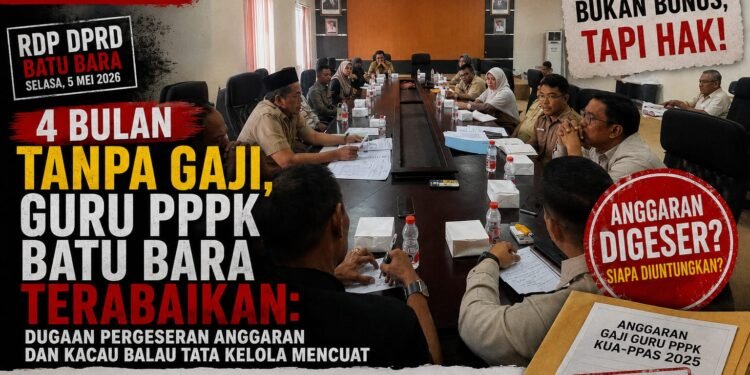 4 Bulan Tanpa Gaji, Guru PPPK Batu Bara Terabaikan: Dugaan Pergeseran Anggaran dan Kacau Balau Tata Kelola Mencuat