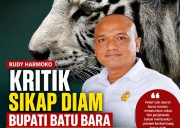 Rudy Harmoko Kritik Sikap Diam Bupati Batu Bara Terkait Polemik Pelantikan Camat Sei Suka
