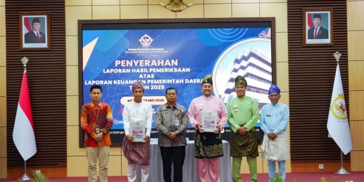 Bupati Batu Bara Terima LHP BPK RI, Pemkab Kembali Raih Opini WTP atas LKPD 2025