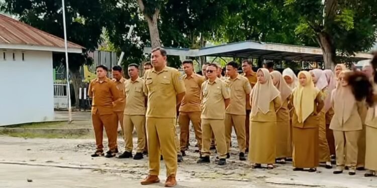 Apel Perdana Pasca Lebaran, Bapenda Batu Bara Perkuat Disiplin dan Silaturahmi Pegawai