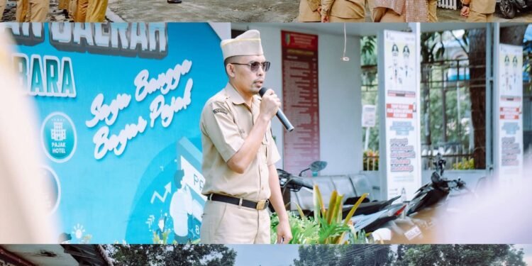 Sekretaris Bapenda Batu Bara Tekankan Disiplin dan Kebersihan Lingkungan Kerja Saat Apel Pagi