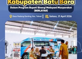 Bupati Baharuddin Tinjau Program Berlayar di Padang Genting, Bapenda Batu Bara Permudah Layanan Pajak Digital