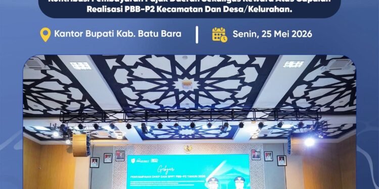 Bupati Baharuddin Siagian Buka Gebyar PBB-P2 2026, Bapenda Batu Bara Beri Penghargaan kepada Wajib Pajak dan Perusahaan
