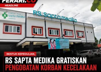 Bentuk Kepedulian, RS Sapta Medika Gratiskan Pengobatan Korban Kecelakaan Diduga Akibat Material Proyek