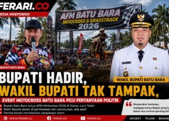 Bupati Hadir, Wakil Bupati Tak Tampak, Event Motocross Batu Bara Picu Pertanyaan Politik