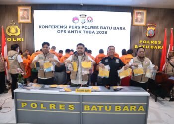 Operasi Antik Toba 2026 Berhasil Ungkap 29 Kasus Narkotika, Polres Batu Bara Amankan 33 Tersangka