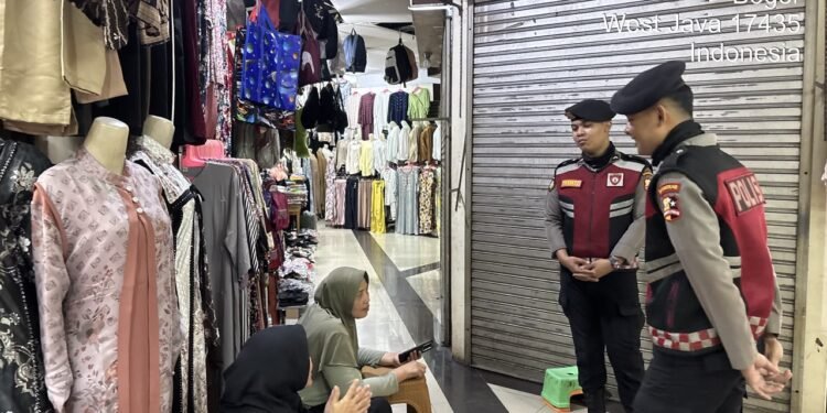 Patroli Dialogis Baharkam Polri di Bogor, Perkuat Kamtibmas di Permukiman dan Pasar Tradisional